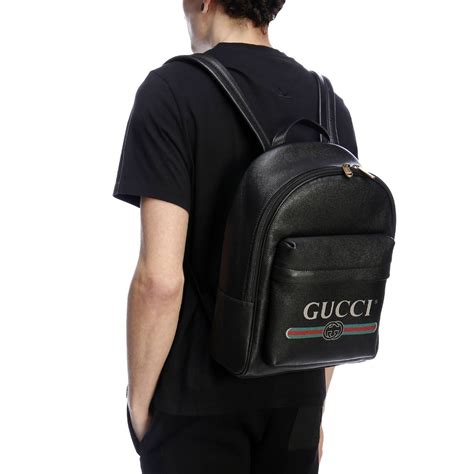 Zaini Gucci in Vernice Nero .